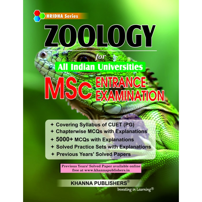 Zoology (For All Indian Universities MSc Entrance Examination)