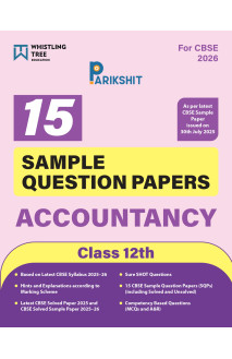 Parikshit CBSE Class 12th Accountancy| 15 Sample Question Papers | For 2026 Board Exam