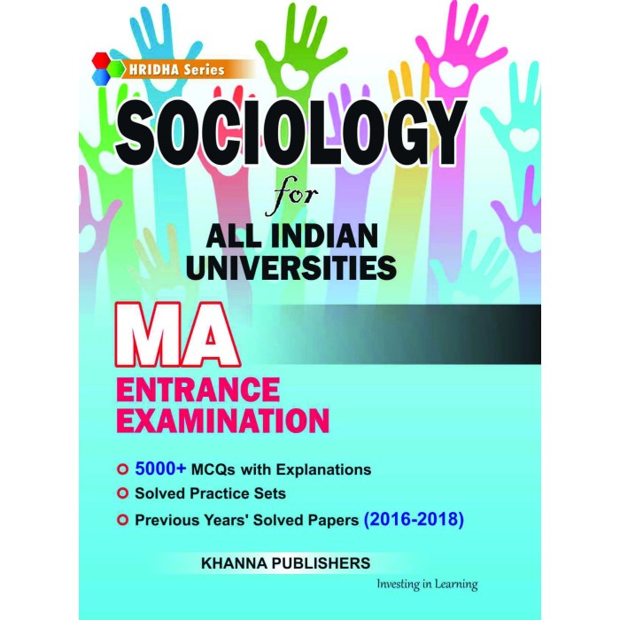 Sociology for All Indian Universities MA Entrance Examination